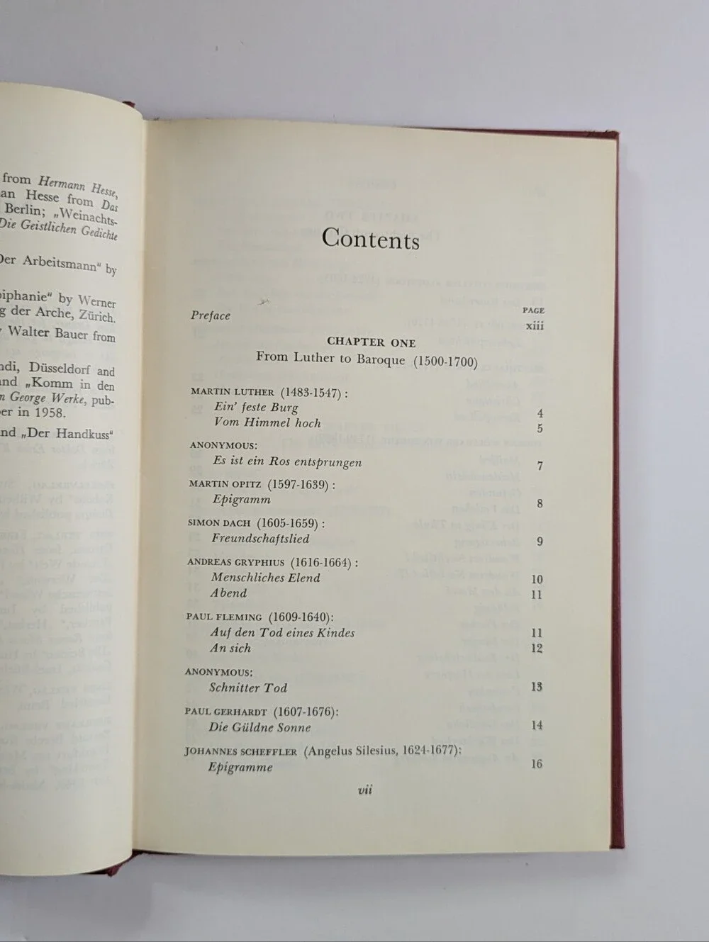 German Poetry From Luther To Brecht  Vintage Textbook 1964 - Picture 8 of 16